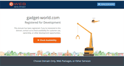 Desktop Screenshot of gadget-world.com